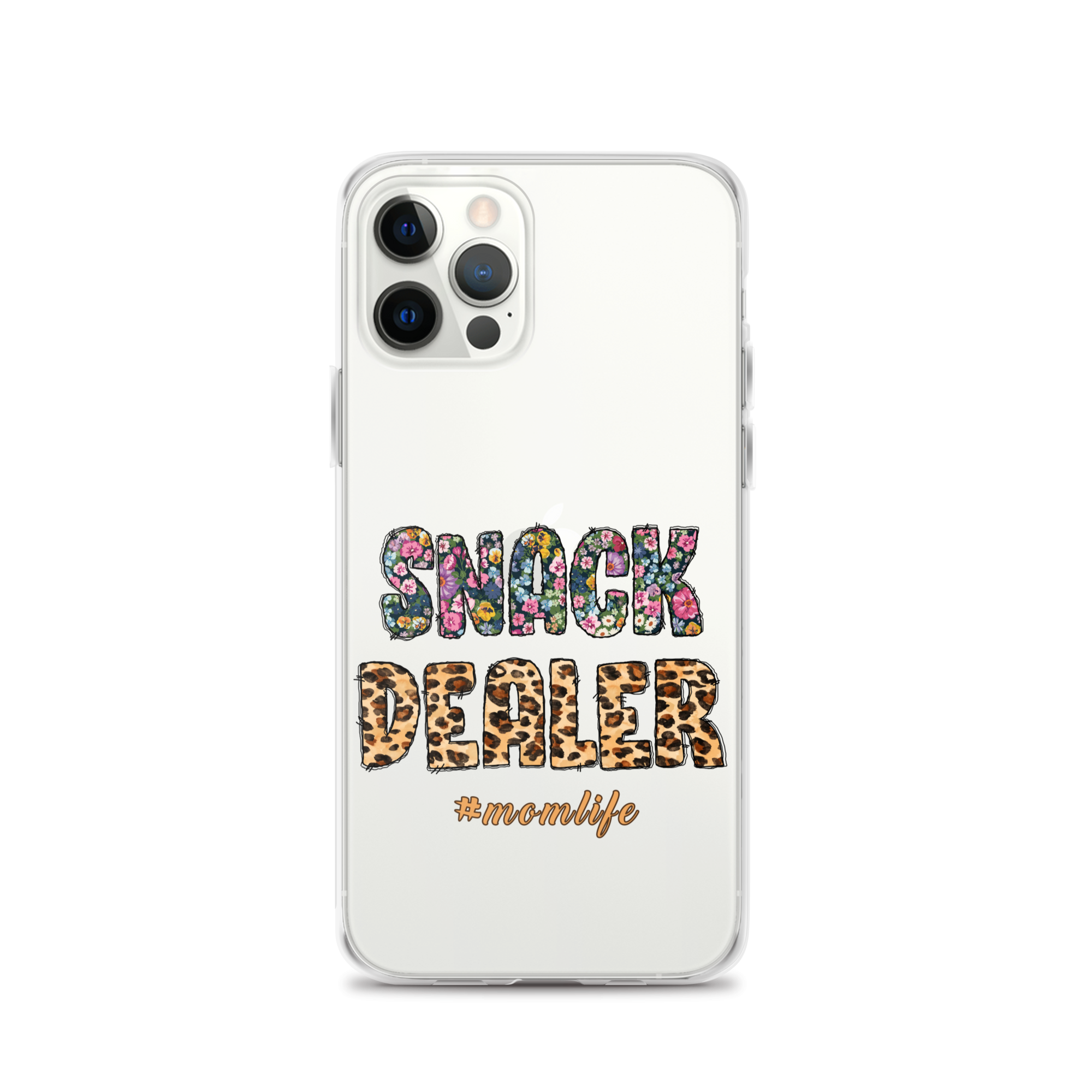 Snack Dealer #Momlife Clear Case for iPhone®