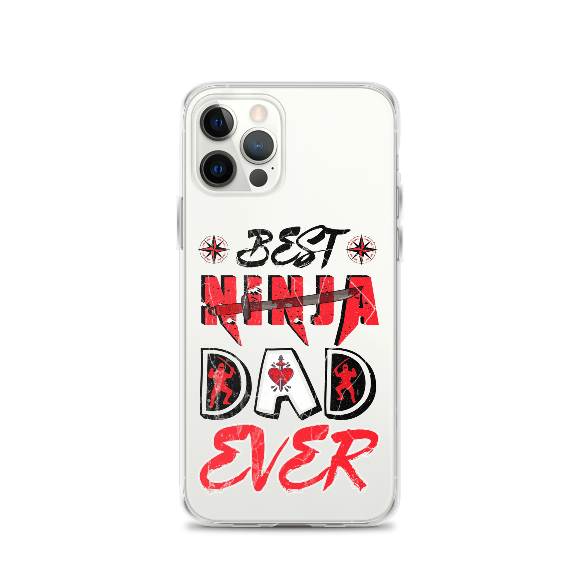 Best Ninja Dad Ever Clear Case for iPhone®