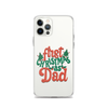 First Christmas As Dad Clear Case for iPhone®