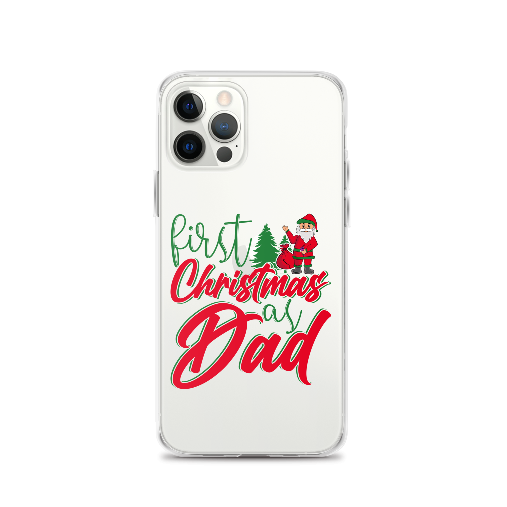 First Christmas As Dad Clear Case for iPhone®