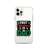 First Christmas As Dad Clear Case for iPhone®