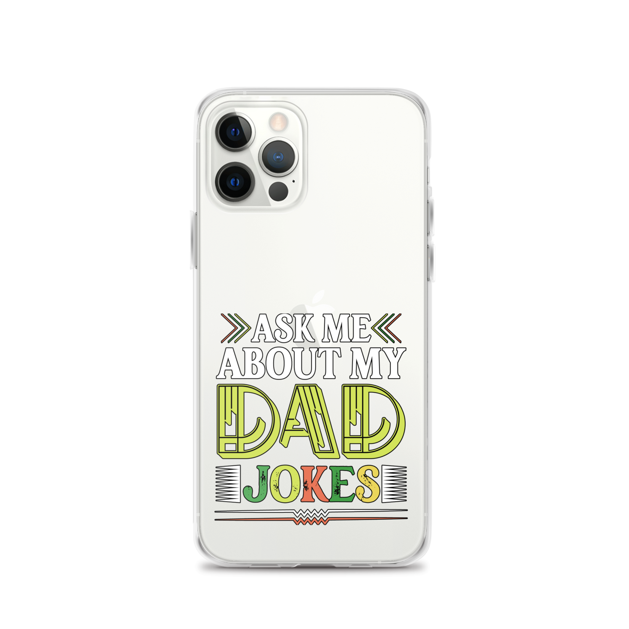 Ask Me About My Dad Jokes Clear Case for iPhone®