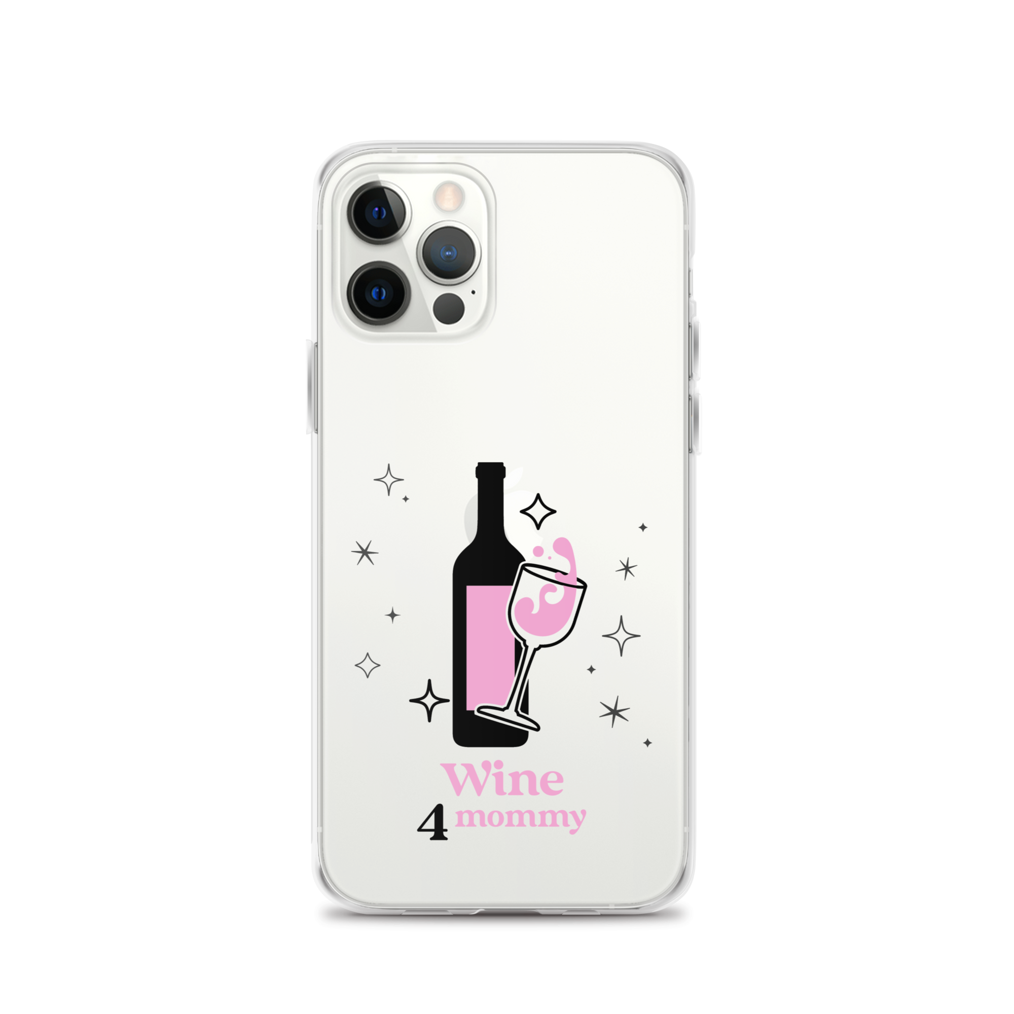 Wine For Mommy Clear Case for iPhone®