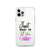 Just Want to Tell You A Secret I'm Pregnant Clear Case for iPhone®