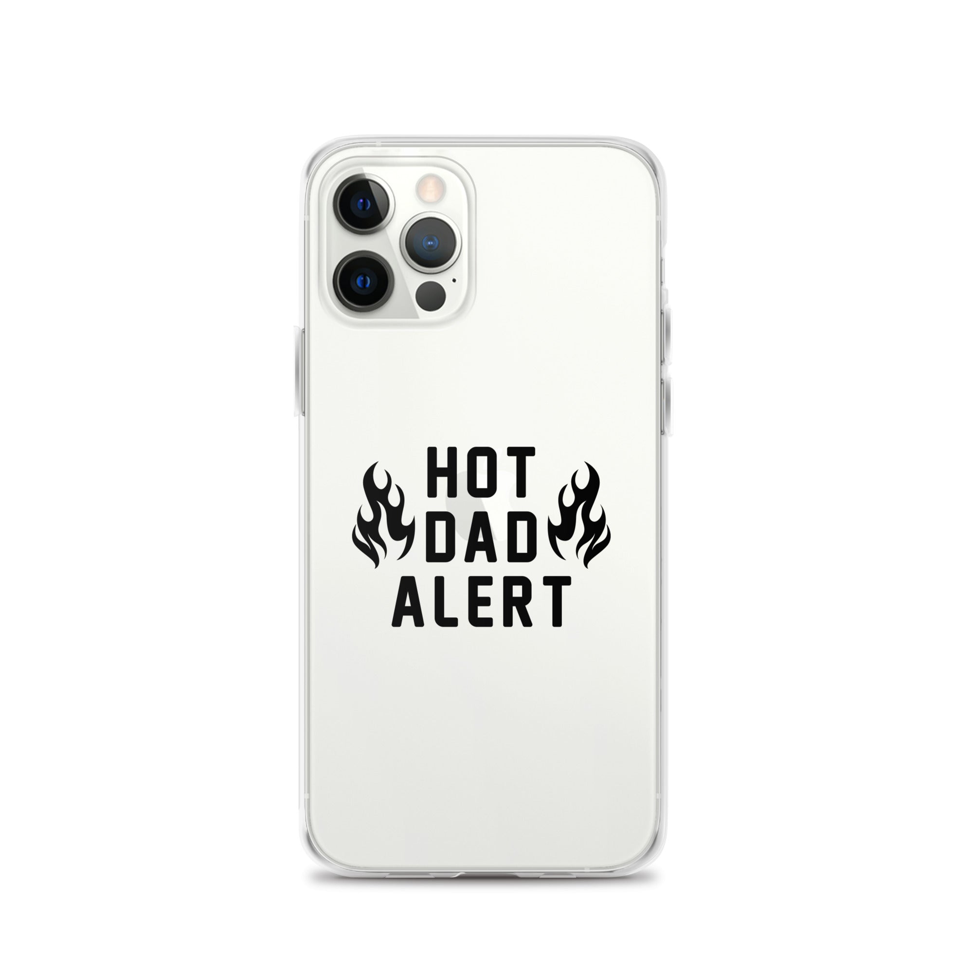 Hot Dad Alert Clear Case for iPhone®