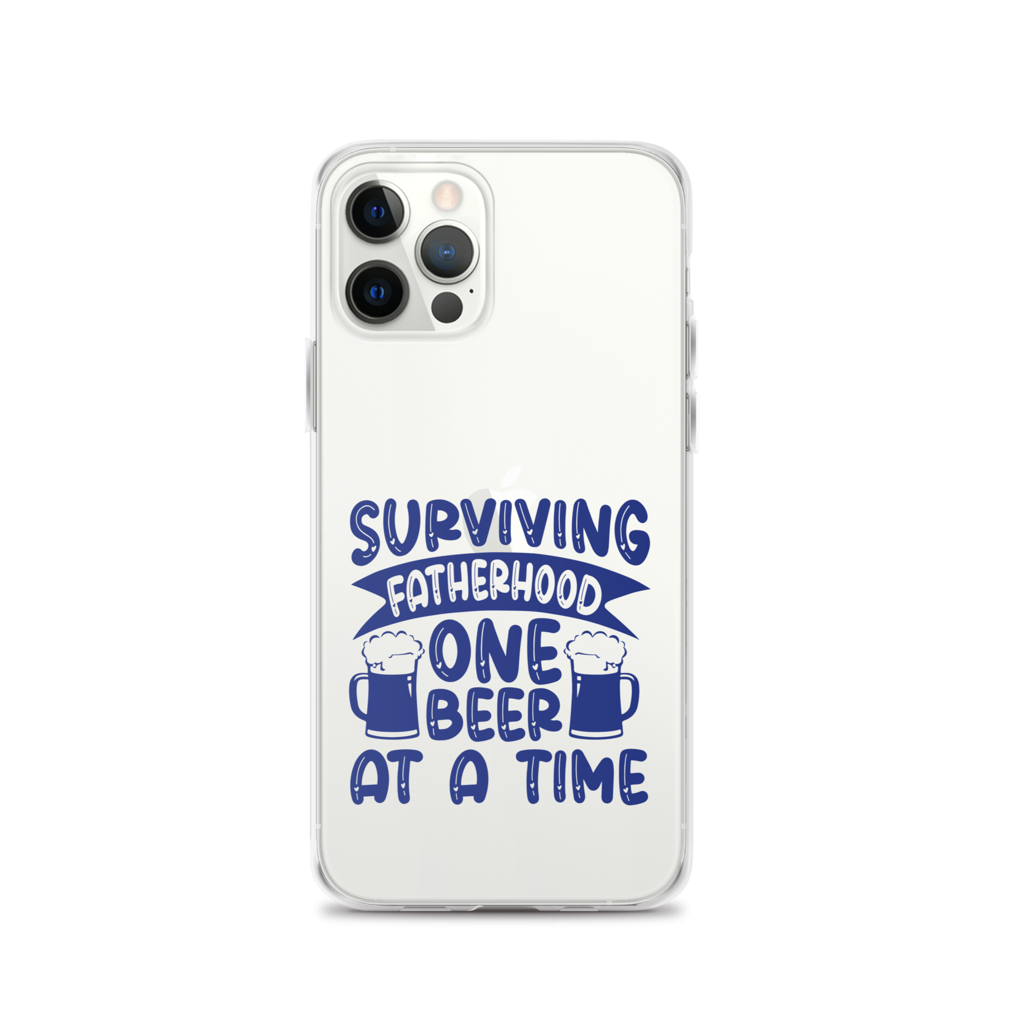 Surviving Fatherhood One Beer At A time Clear Case for iPhone®