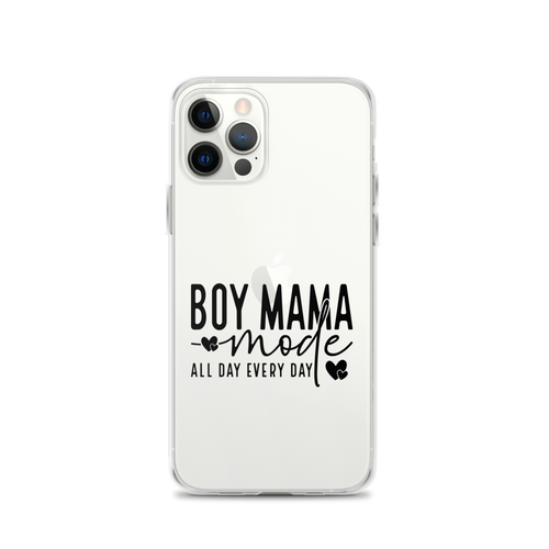 Boy Mama Clear Case for iPhone®