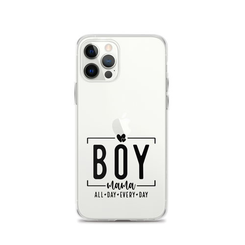 Boy Mama Clear Case for iPhone®