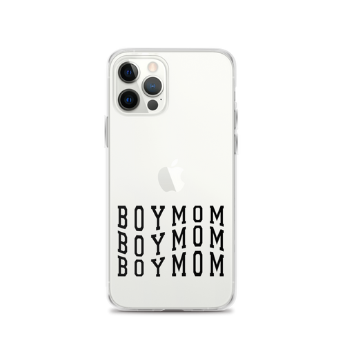 Boy Mom Clear Case for iPhone®