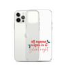 All Mama Wants Is A Silent Night Clear Case for iPhone®