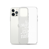 All Mama Wants Is A Silent Night Clear Case for iPhone®