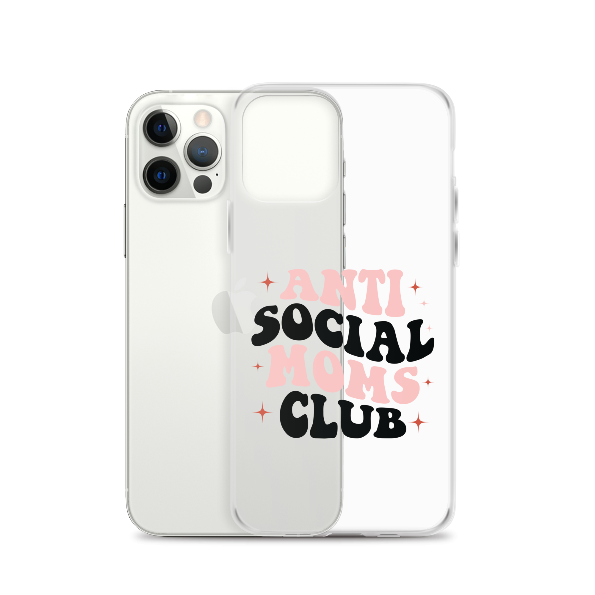 Anti Social Moms Club Clear Case for iPhone®