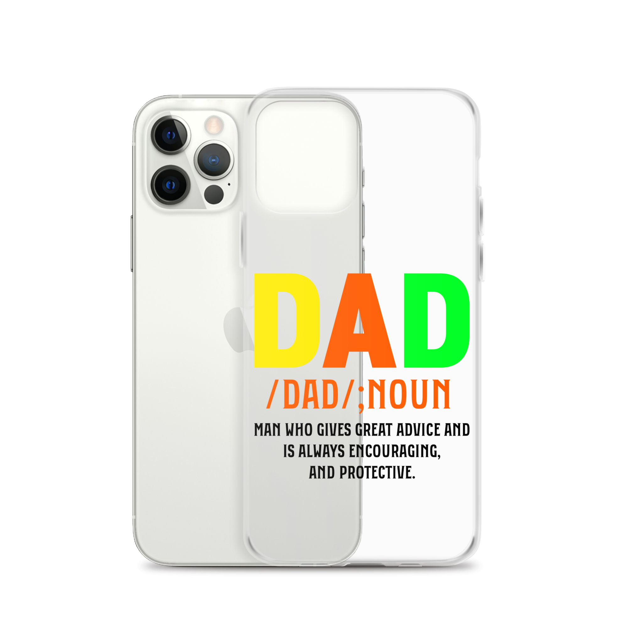 Dad Man Who Gives Great Advice And Is Always encouraging And Protective Clear Case for iPhone®