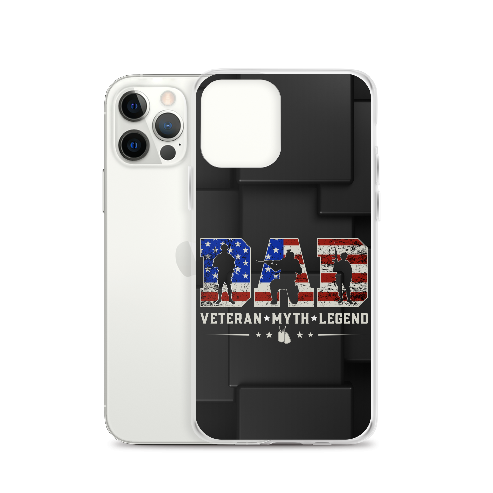 Dad Veteran Myth Legend Clear Case for iPhone®