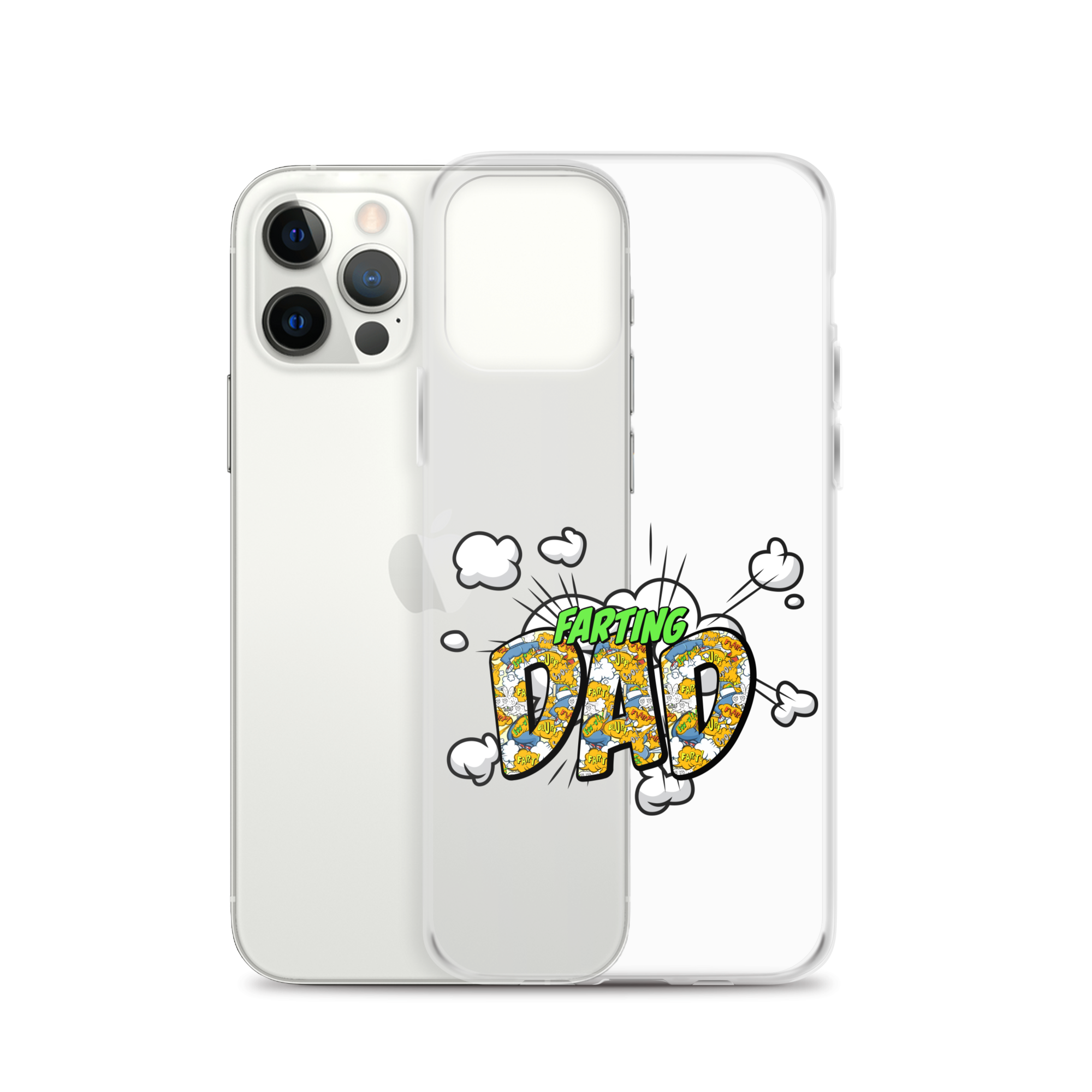 Farting Dad Clear Case for iPhone®