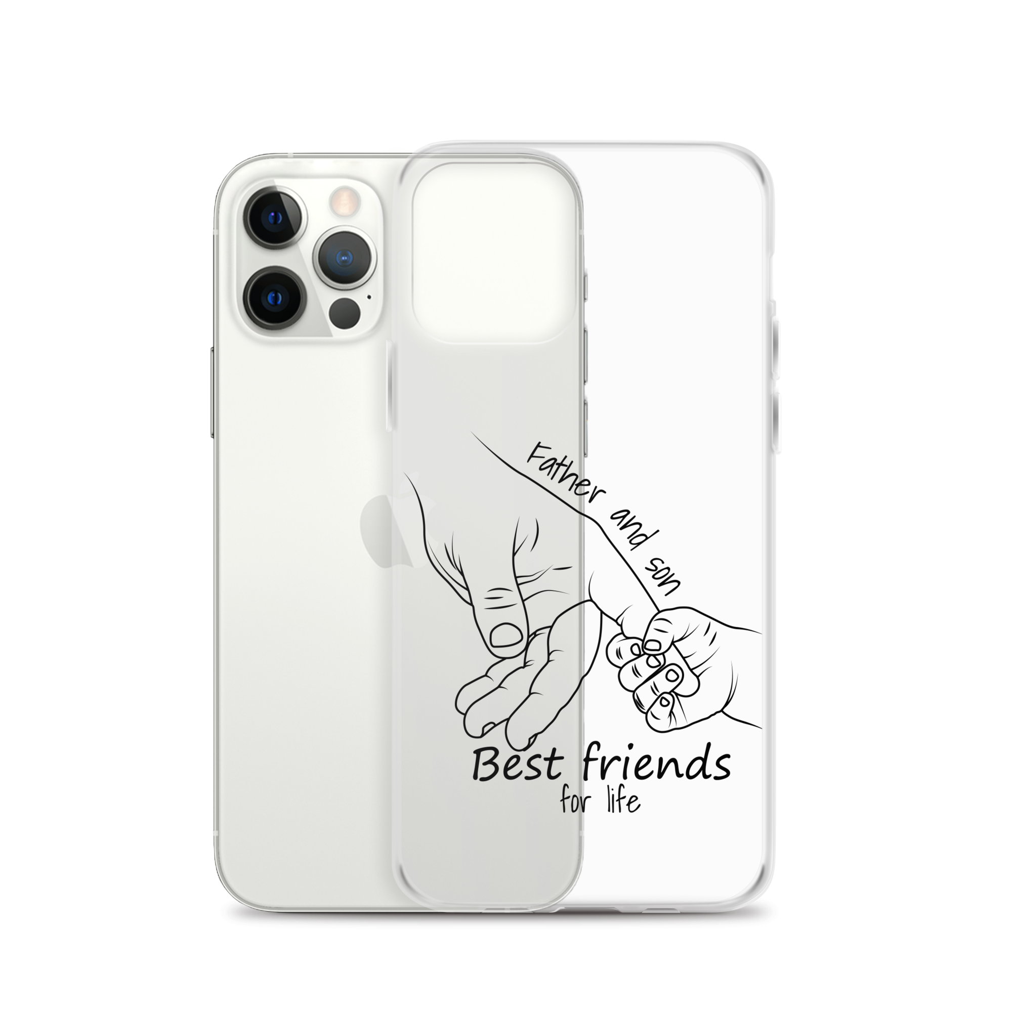 Father And Son Best Friends For Life Clear Case for iPhone®