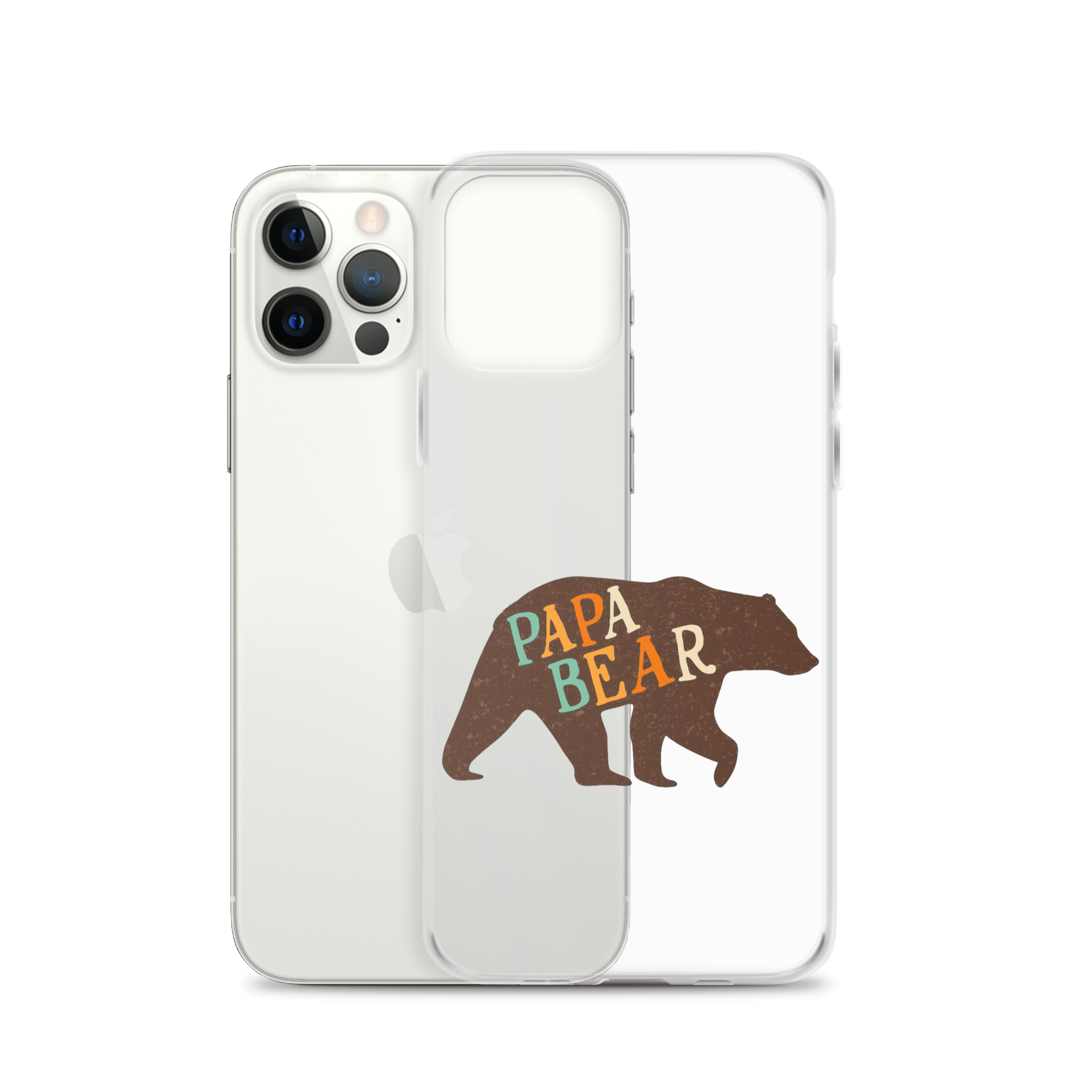 Papa Bear Clear Case for iPhone®