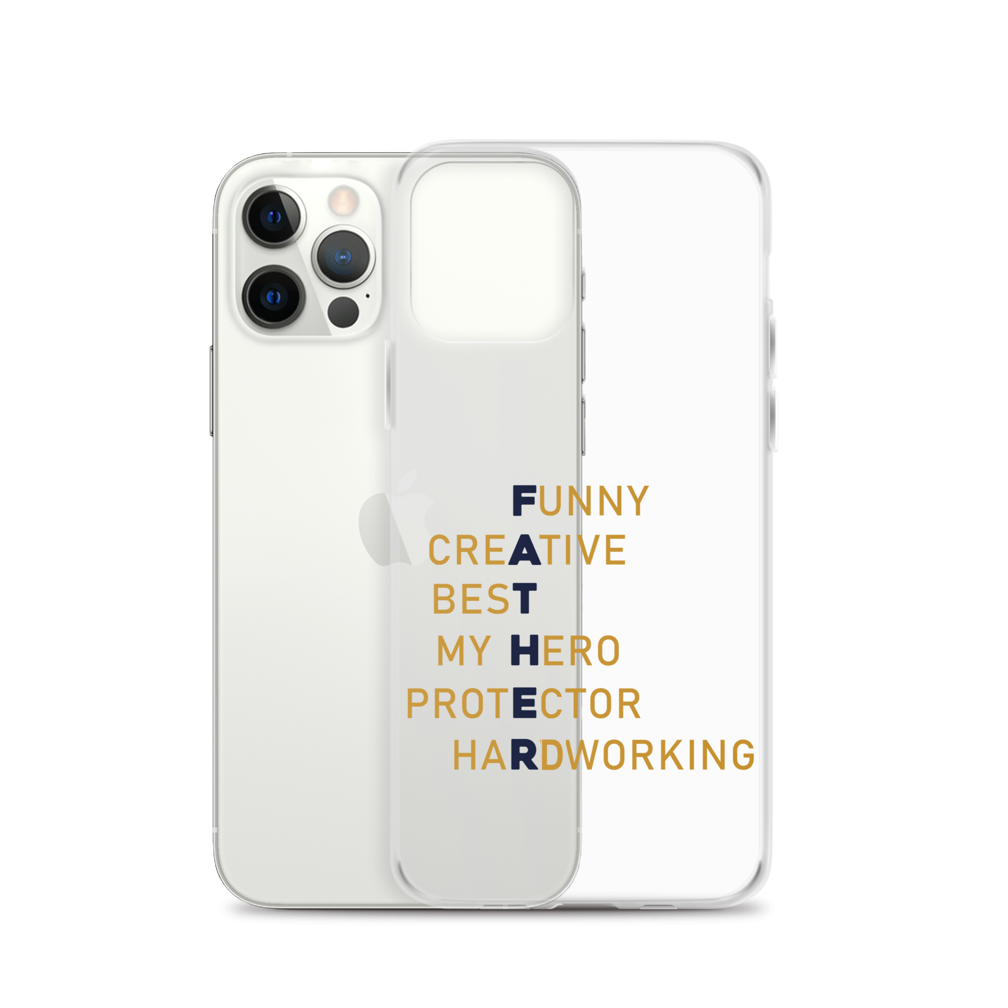 Funny Creative Best My Hero Protector HardWorking Clear Case for iPhone®