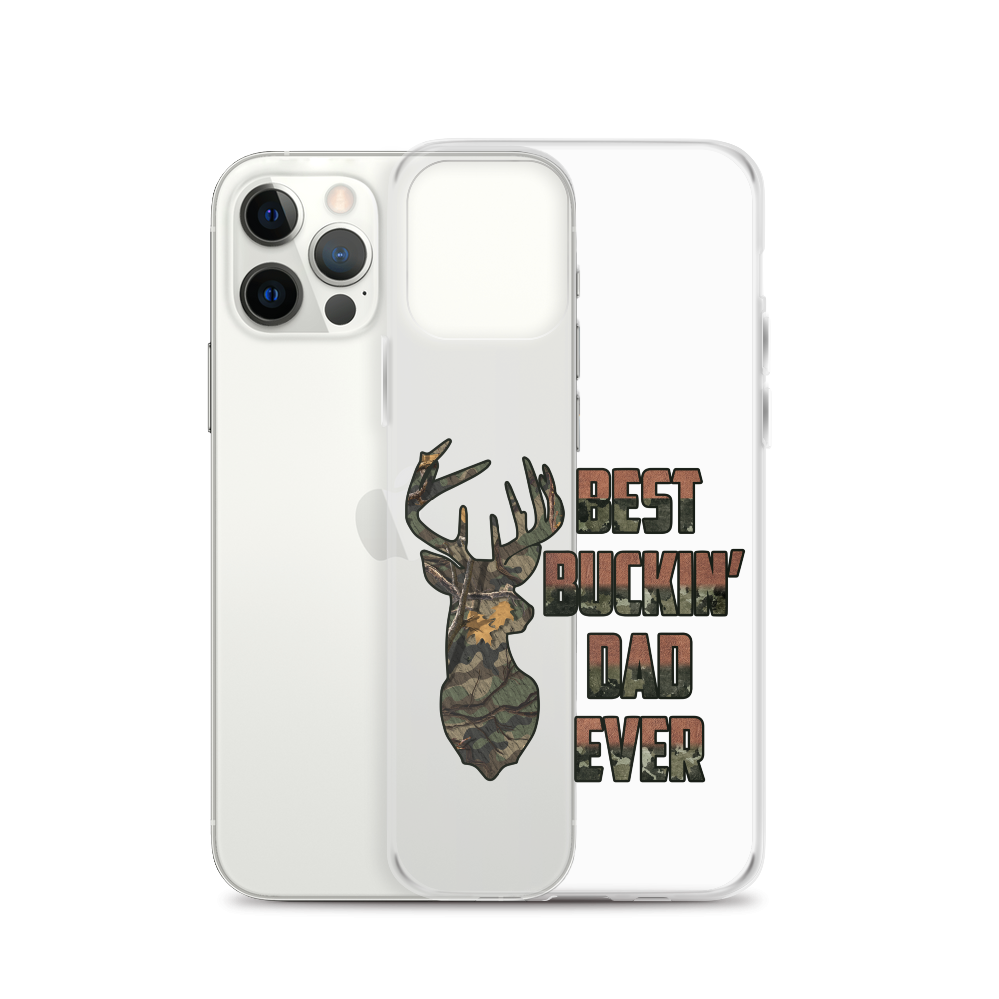 Best Buckin' Dad Ever Clear Case for iPhone®