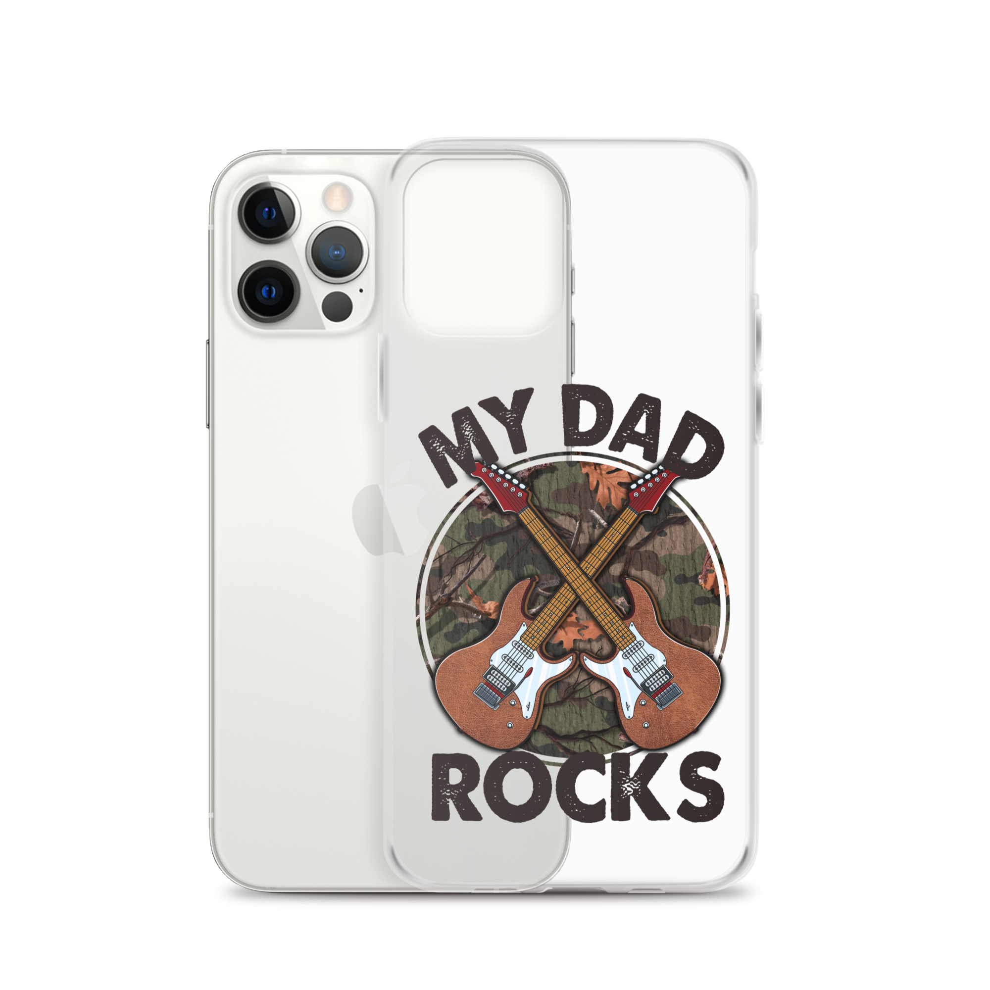 My Dad Rocks Clear Case for iPhone®