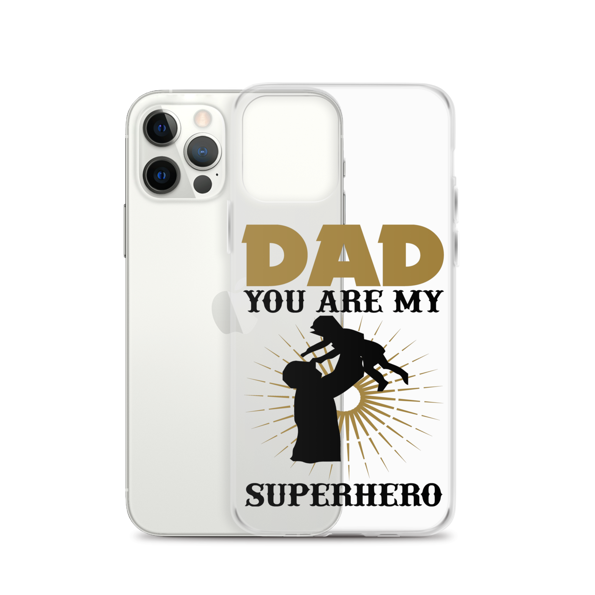 Dad You Are My Superhero Clear Case for iPhone®