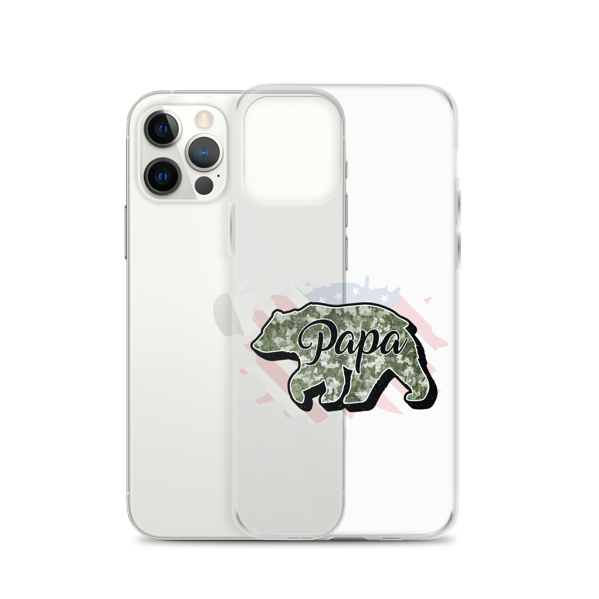 Bear Papa Clear Case for iPhone®