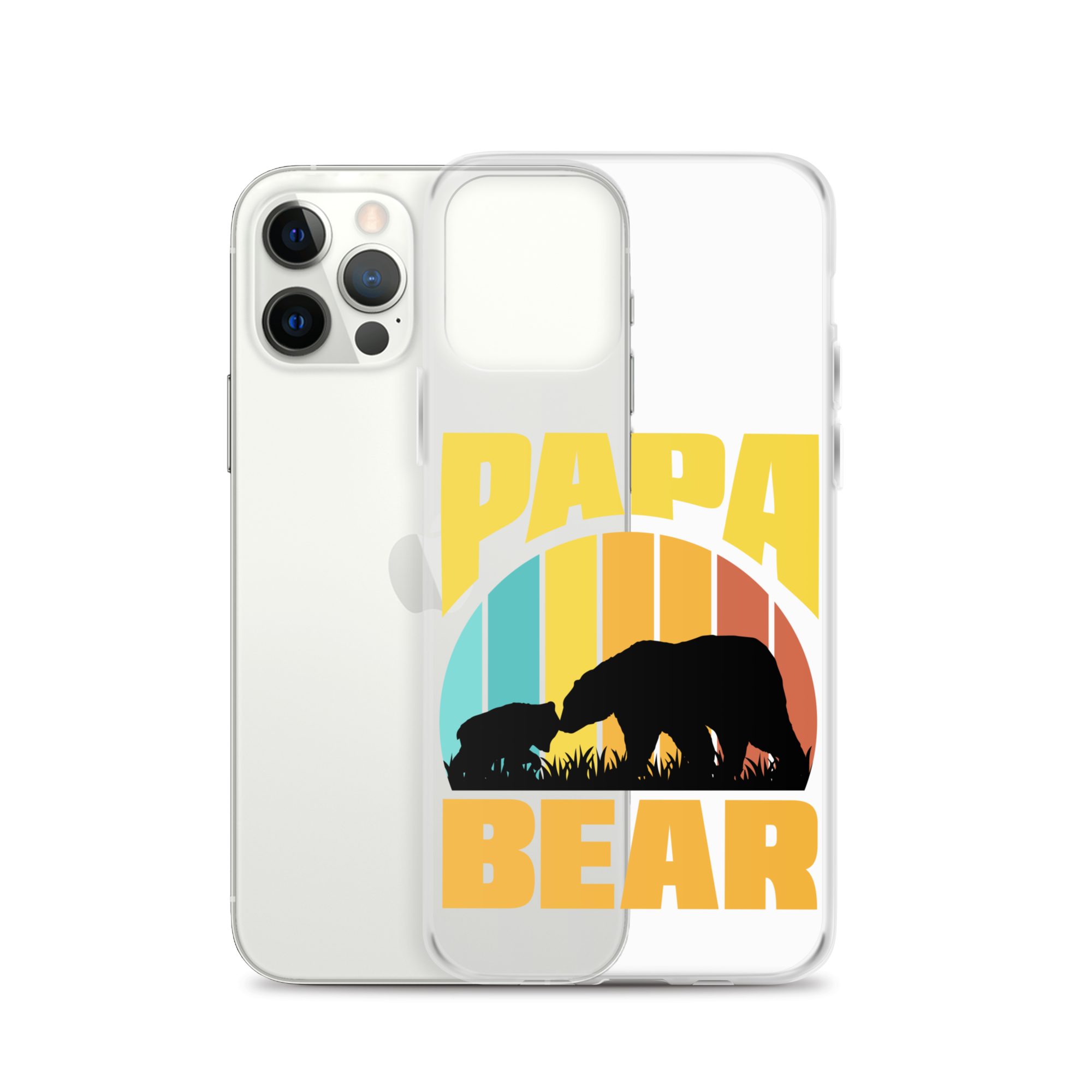 Papa Bear Clear Case for iPhone®