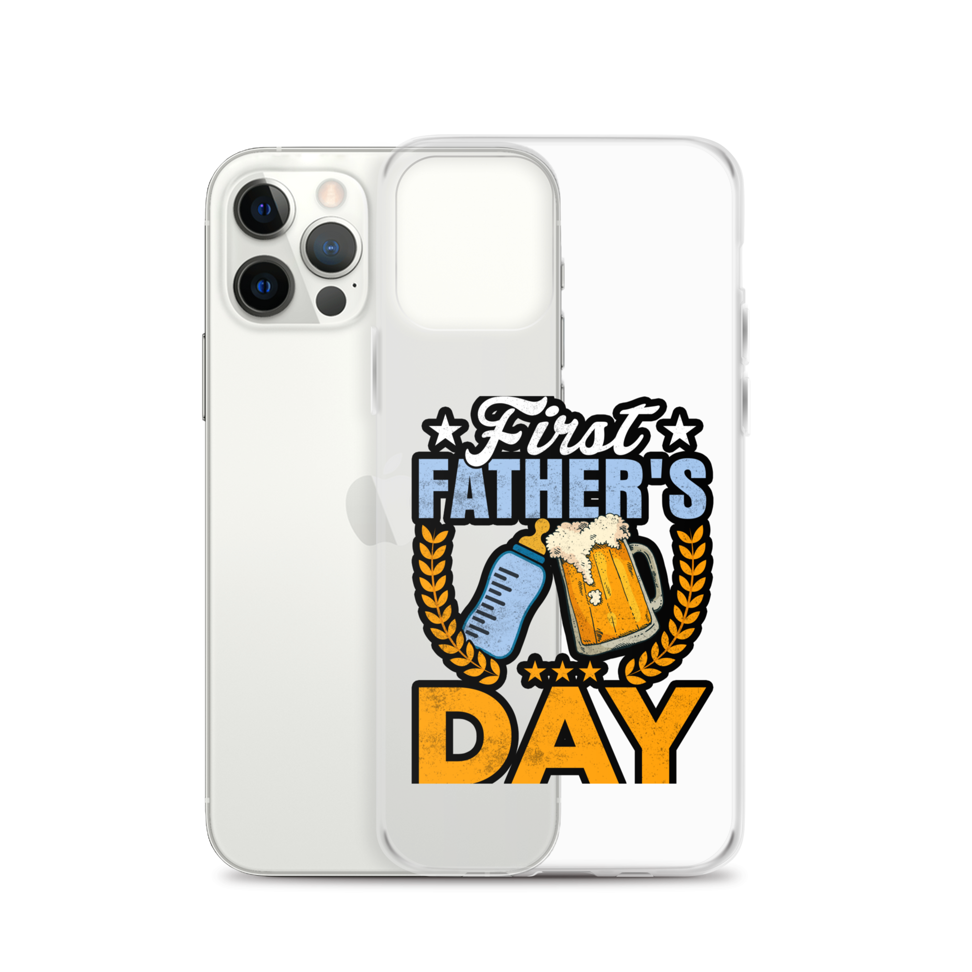 First Father's Day Clear Case for iPhone®