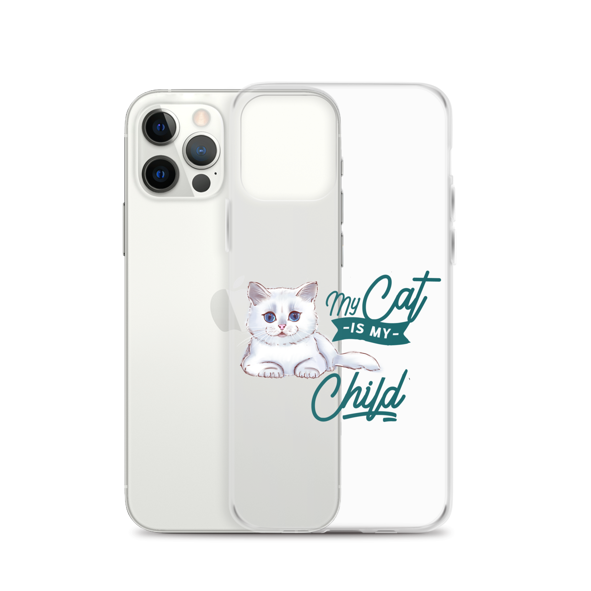 My Cat Is My Child Clear Case for iPhone®