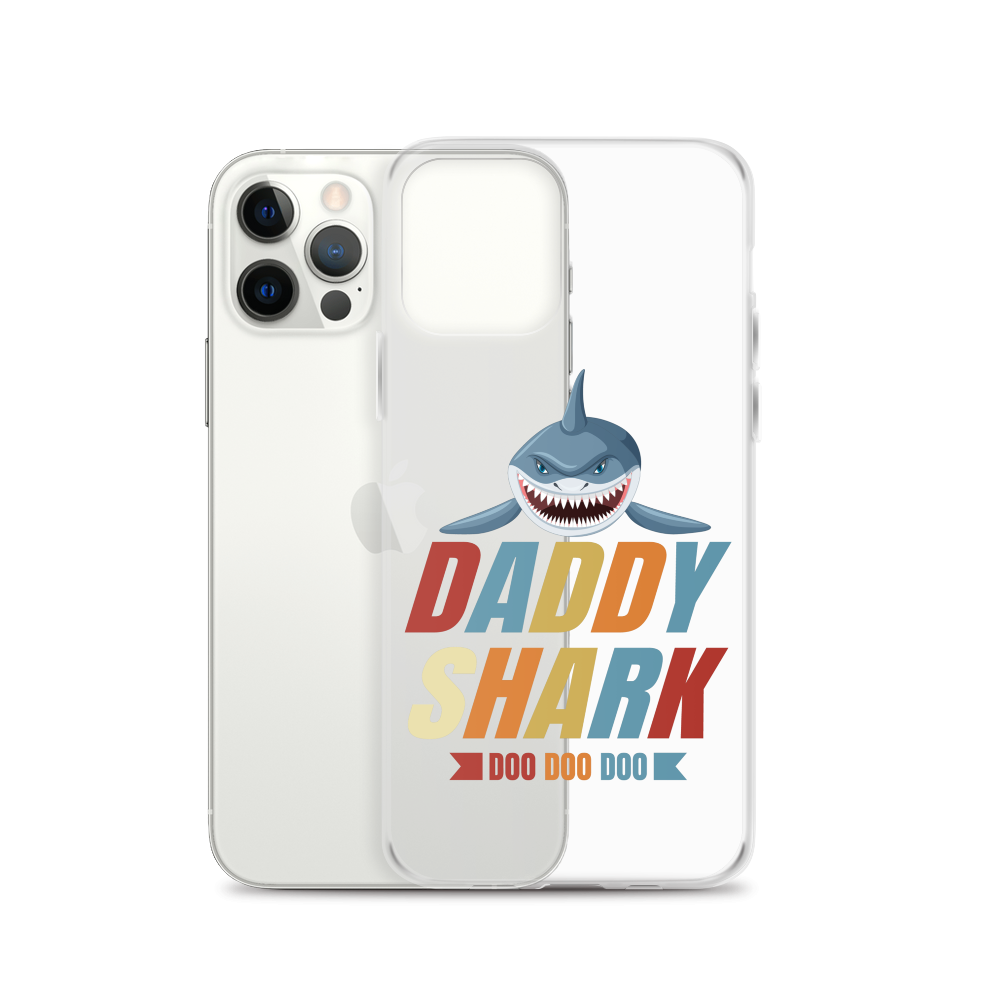 Daddy Shark Doo Doo Doo Clear Case for iPhone®