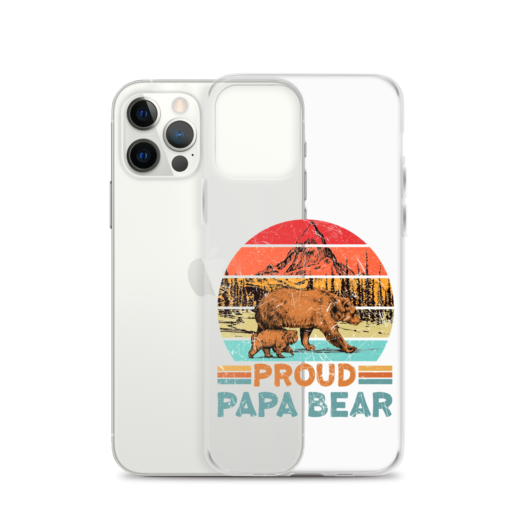 Proud Papa Bear Clear Case for iPhone®