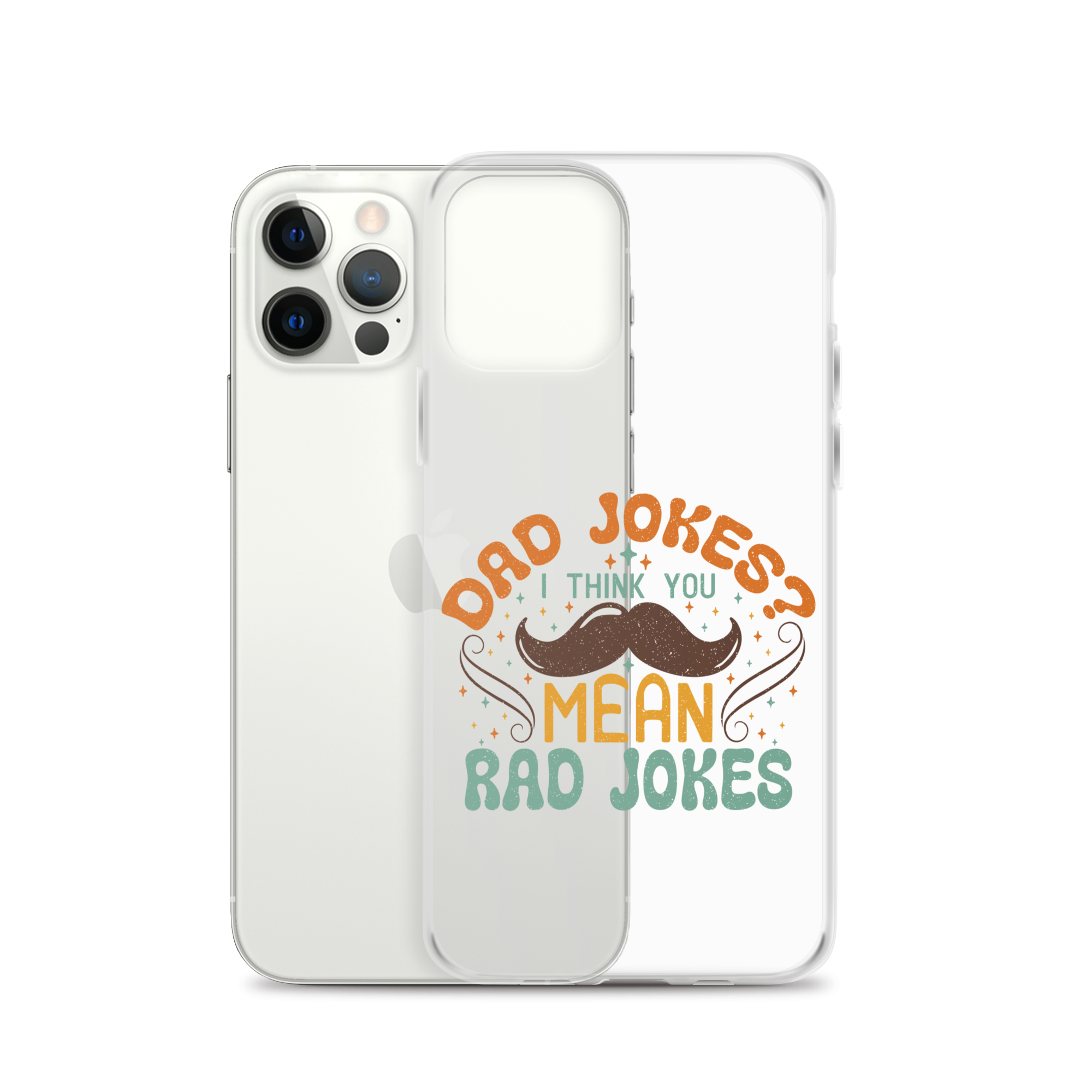 Dad Jokes I Think You Mean You Mean Rad Jokes Clear Case for iPhone®