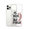 My Heart Is On That Field Clear Case for iPhone®