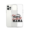 One Proud Football Mom Clear Case for iPhone®