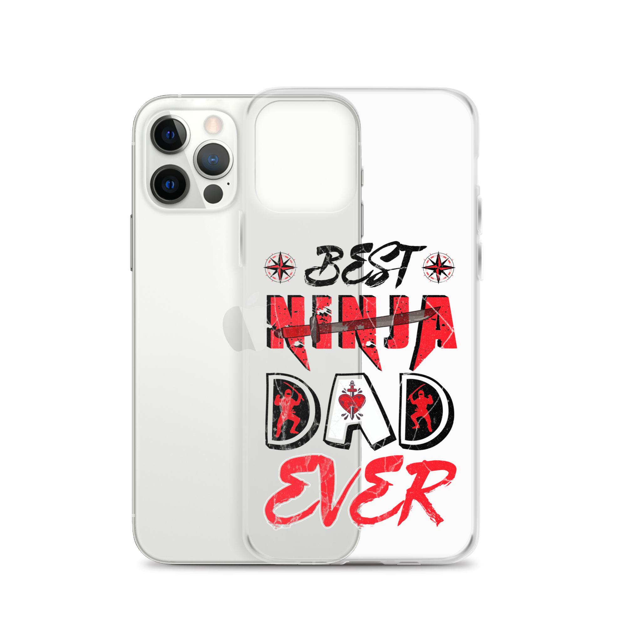 Best Ninja Dad Ever Clear Case for iPhone®