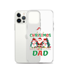 1st Christmas As A Dad Clear Case for iPhone®