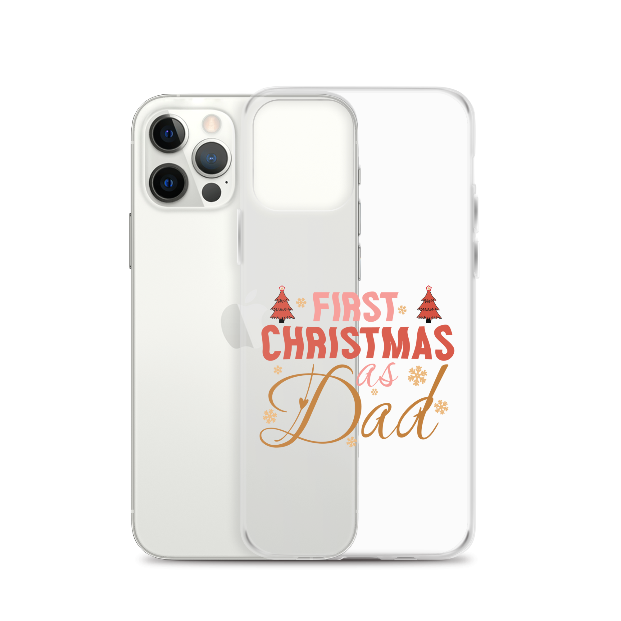 First Christmas As Dad Clear Case for iPhone®