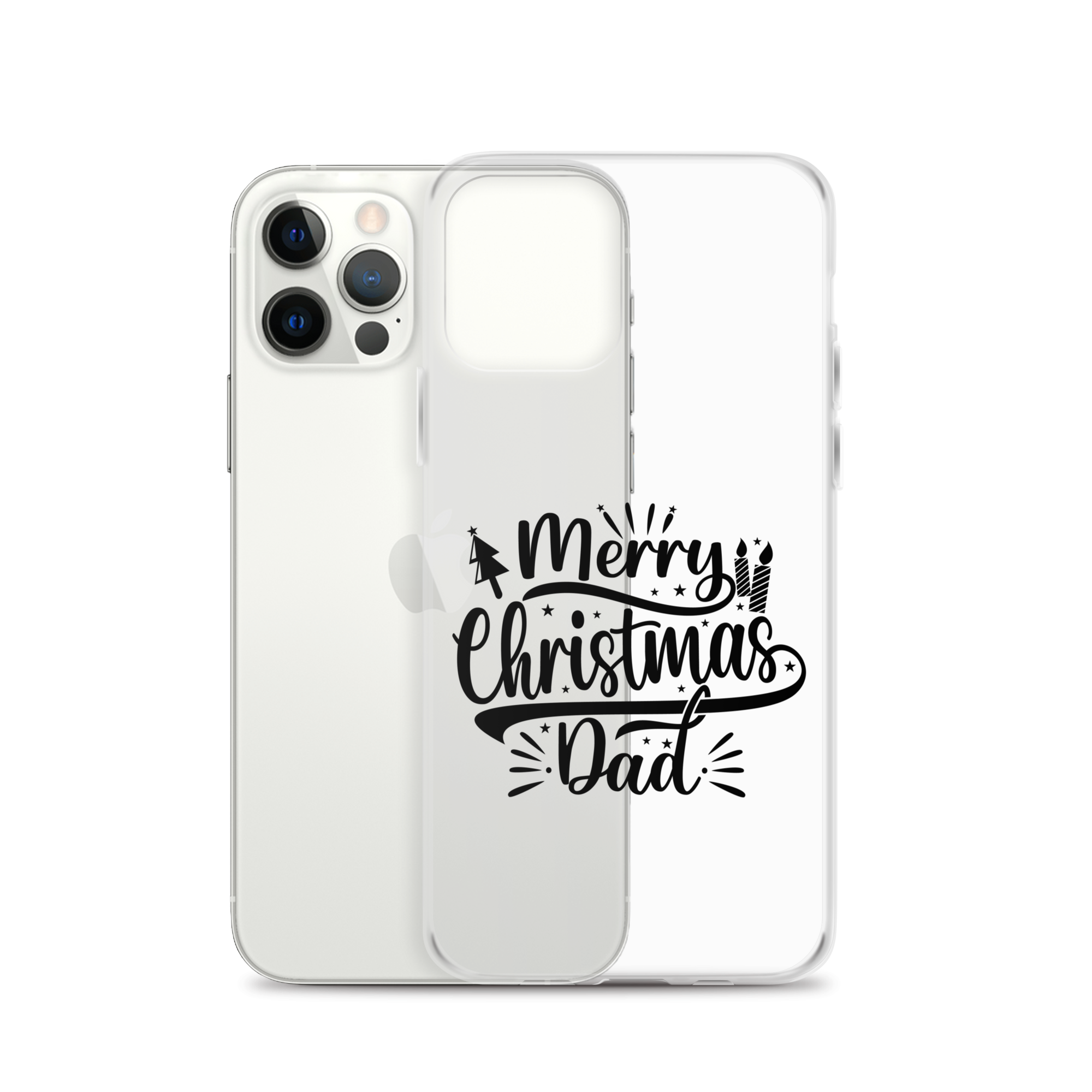 Merry Christmas Dad Clear Case for iPhone®