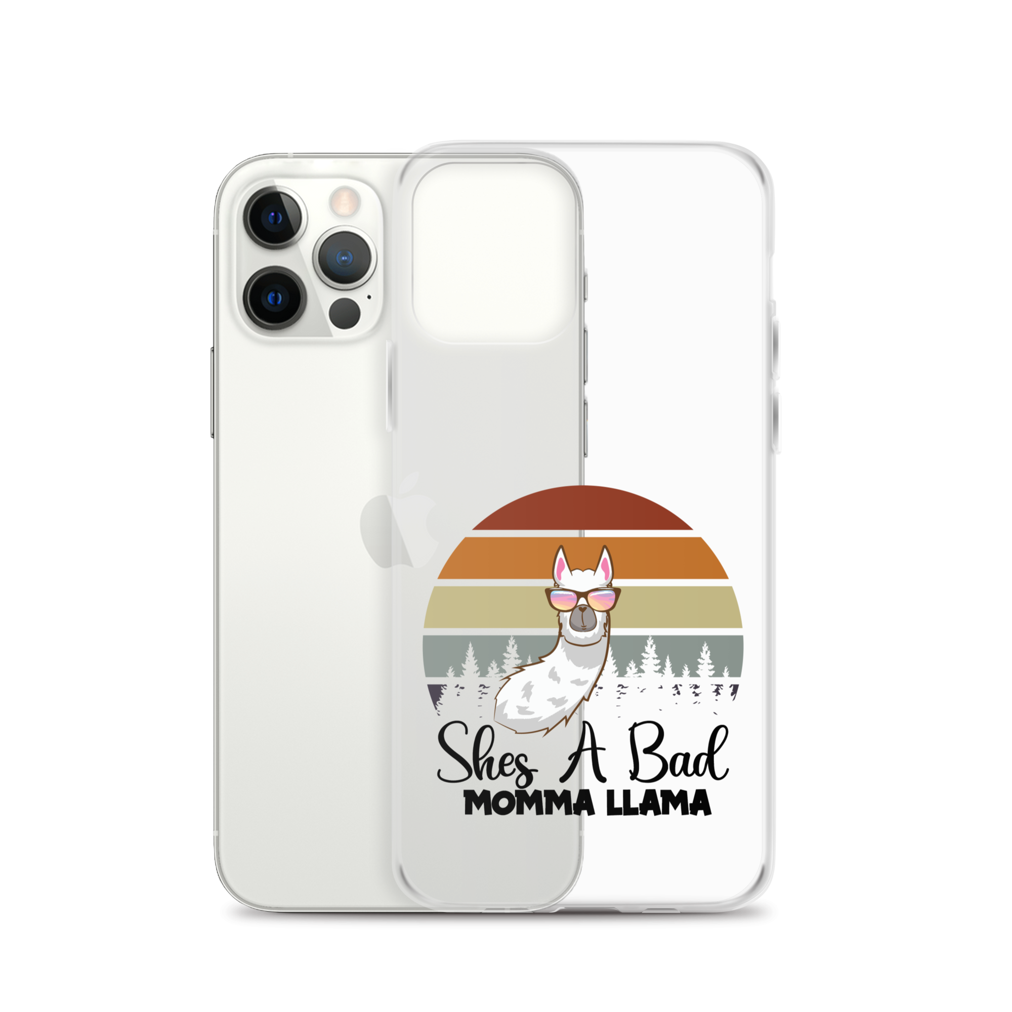 She's A Bad Momma Llama Clear Case for iPhone®