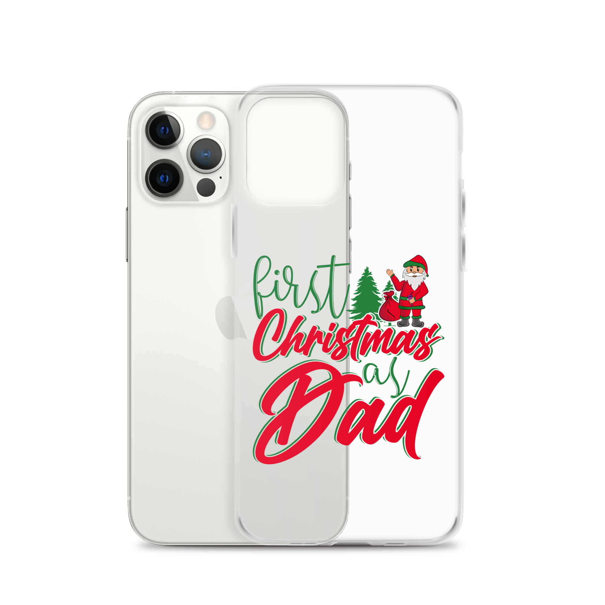 First Christmas As Dad Clear Case for iPhone®