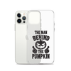 The Man Behind The Pumpkin Clear Case for iPhone®