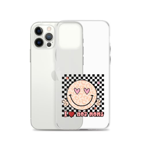 I Love Hot Moms Clear Case for iPhone®