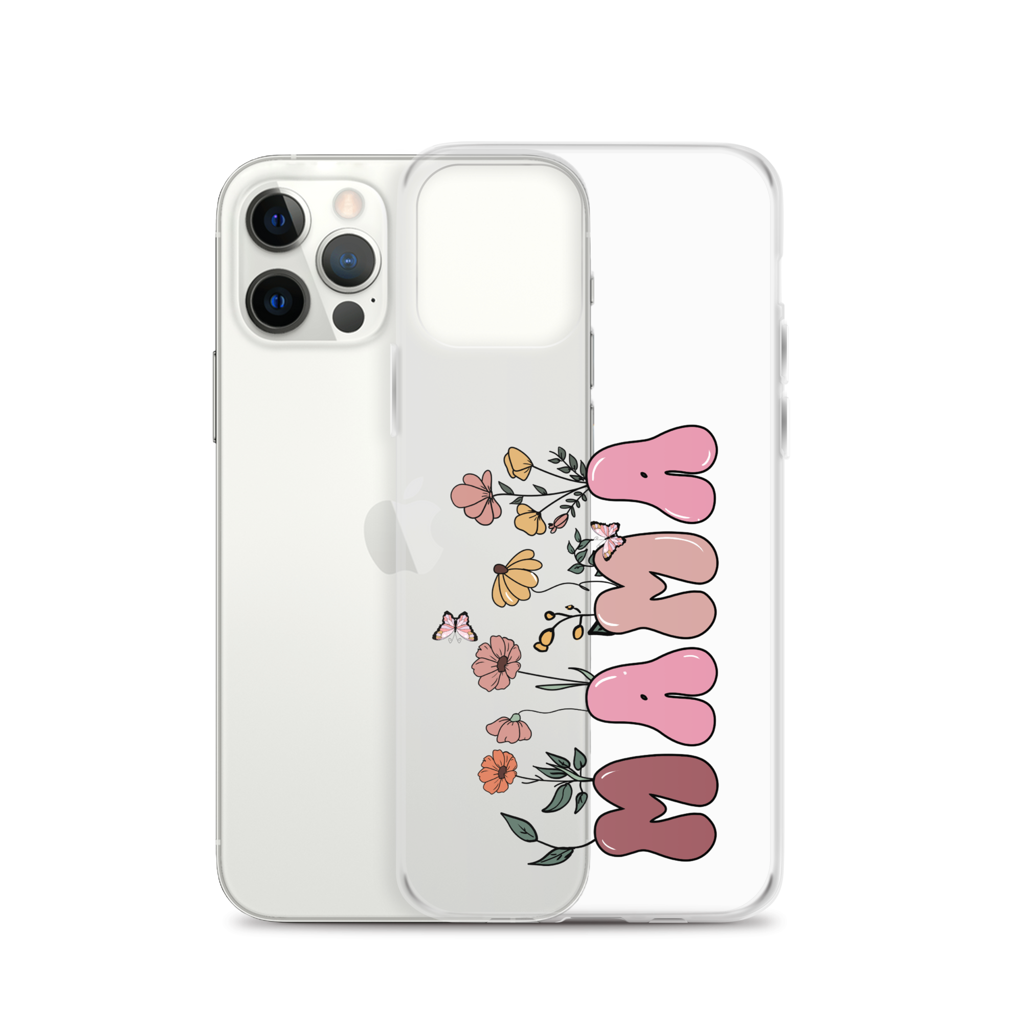 Floral Mama Clear Case for iPhone®