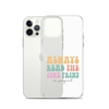 Always Read The Fine Print I'm Pregnant Clear Case for iPhone®