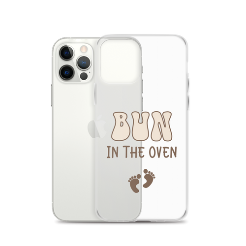 Bun In The Oven Clear Case for iPhone®