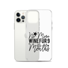 No More Wine For 9 Months Clear Case for iPhone®