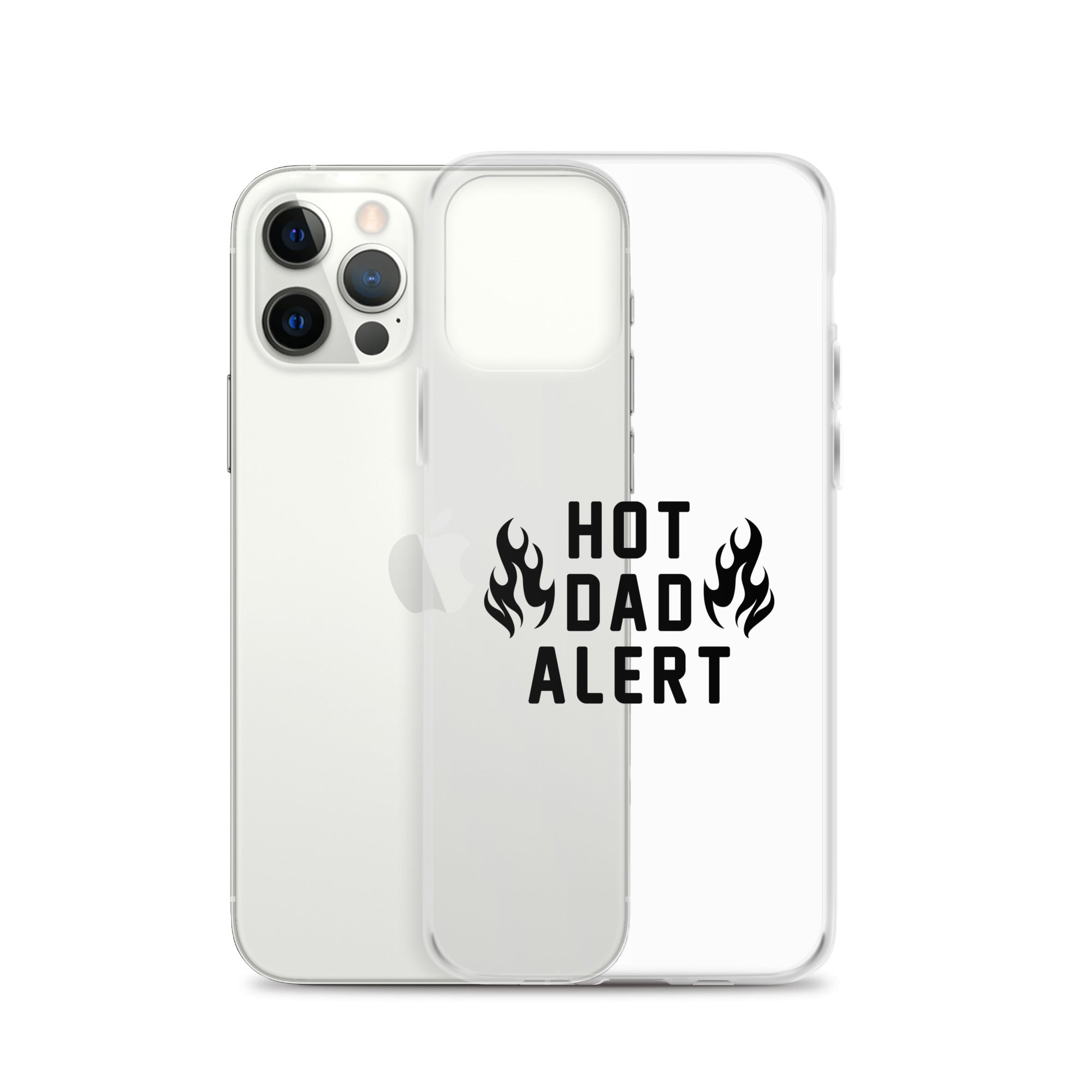 Hot Dad Alert Clear Case for iPhone®