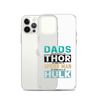 Dads Are As Mighty As Thor, As Amazing As Spider-Man, As Incredible As Hulk Clear Case for iPhone®