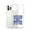 Surviving Fatherhood One Beer At A time Clear Case for iPhone®