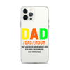 Dad Man Who Gives Great Advice And Is Always encouraging And Protective Clear Case for iPhone®